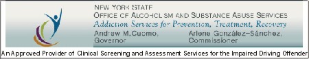 An Approved Provider of Clinical Screening Assessment for the Impaired Driving Offender