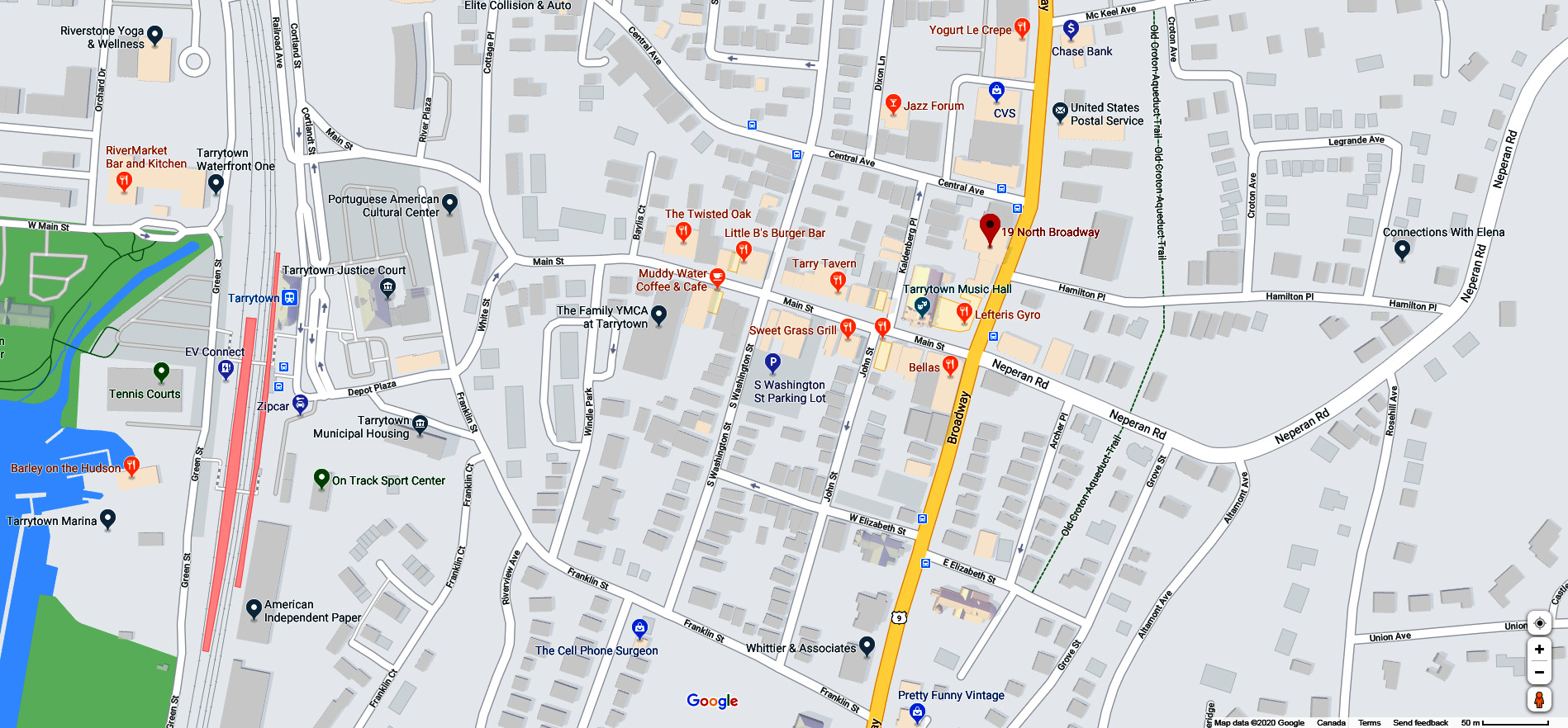 Central Tarrytown surrounding area